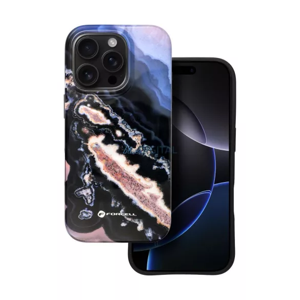 FORCELL F-PROTECT Mirage, katonai csepp-tesztelt tok kompatibilis a MagSafe-hez IPHONE 15 PRO arany szigethez