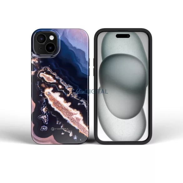 FORCELL F-PROTECT Mirage, katonai csepp-tesztelt tok kompatibilis a MagSafe-hez IPHONE 15 PRO arany szigethez