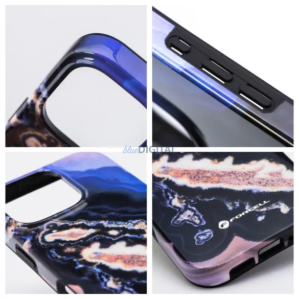 FORCELL F-PROTECT Mirage, katonai csepp-tesztelt tok kompatibilis a MagSafe-hez IPHONE 15 PRO arany szigethez