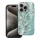 FORCELL F-PROTECT Mirage, katonai csepp-tesztelt tok kompatibilis MagSafe az IPHONE 15 PRO zöld márványhoz
