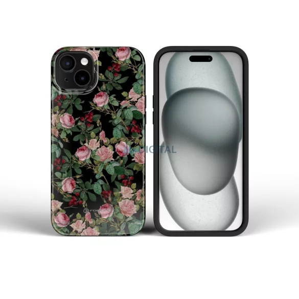 FORCELL F-PROTECT Mirage, katonai csepp-tesztelt tok kompatibilis MagSafe az IPHONE 15 PRO rózsaszín dráma számára
