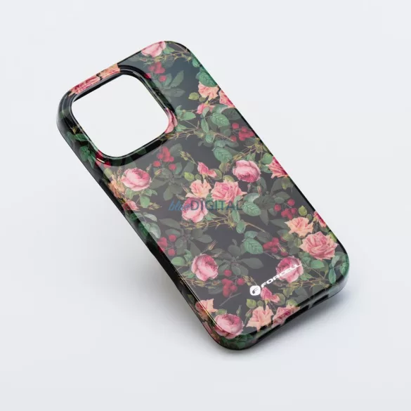 FORCELL F-PROTECT Mirage, katonai csepp-tesztelt tok kompatibilis MagSafe az IPHONE 15 PRO rózsaszín dráma számára
