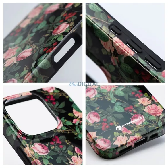 FORCELL F-PROTECT Mirage, katonai csepp-tesztelt tok kompatibilis MagSafe az IPHONE 15 PRO rózsaszín dráma számára