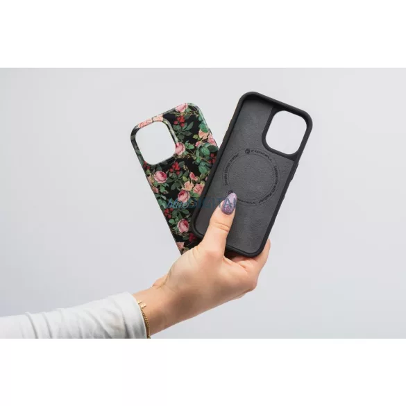 FORCELL F-PROTECT Mirage, katonai csepp-tesztelt tok kompatibilis MagSafe az IPHONE 15 PRO rózsaszín dráma számára