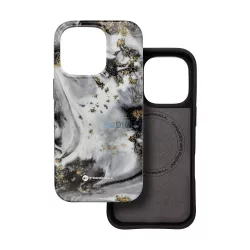   FORCELL F-PROTECT Mirage, katonai csepp-tesztelt tok kompatibilis MagSafe az IPHONE 15 PRO ezüst ködhöz