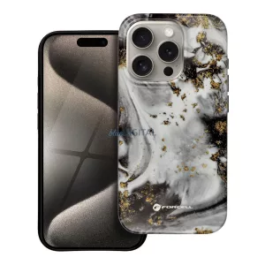 FORCELL F-PROTECT Mirage, katonai csepp-tesztelt tok kompatibilis MagSafe az IPHONE 15 PRO ezüst ködhöz