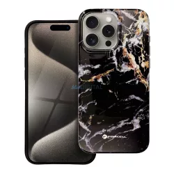   FORCELL F-PROTECT Mirage, katonai csepp-tesztelt tok kompatibilis MagSafe az IPHONE 15 PRO MAX fekete márványhoz