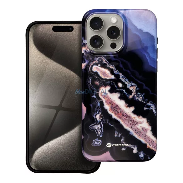 FORCELL F-PROTECT Mirage, katonai csepp-tesztelt, MagSafe kompatibilis tok IPHONE 15 PRO MAX-hoz arany sziget