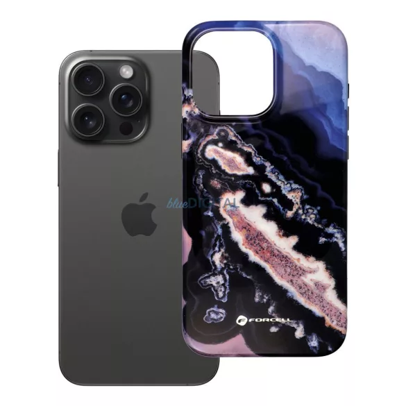 FORCELL F-PROTECT Mirage, katonai csepp-tesztelt, MagSafe kompatibilis tok IPHONE 15 PRO MAX-hoz arany sziget