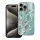 FORCELL F-PROTECT Mirage, katonai csepp-tesztelt tok kompatibilis MagSafe az IPHONE 15 PRO MAX zöld márványhoz