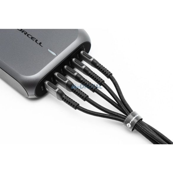 Forcell C257 F-ENERGY USB-A - Lightning kábel 12W 2.4A 3m - fekete