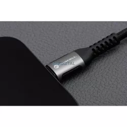   Forcell C259 F-ENERGY Type-C - Lightning kábel 27W 3A PD 2m - fekete