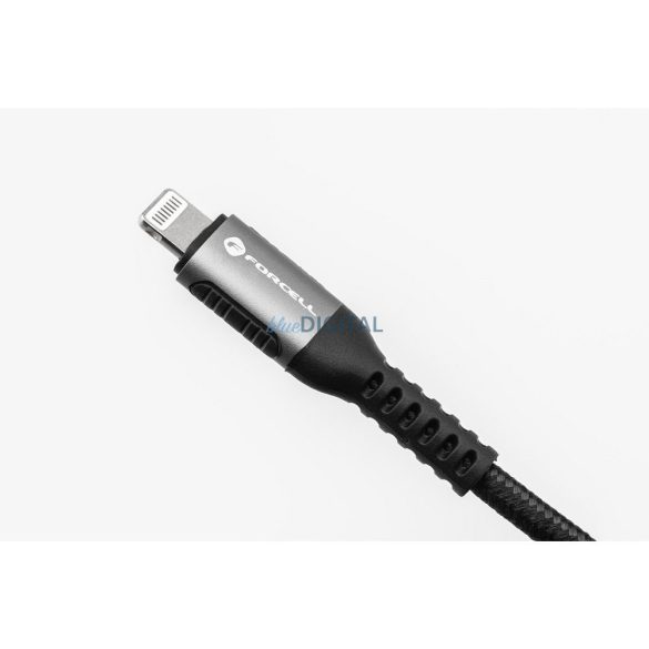 Forcell C260 F-ENERGY Type-C - Type-C kábel 100W 5A QC4.0 PD 3m - fekete