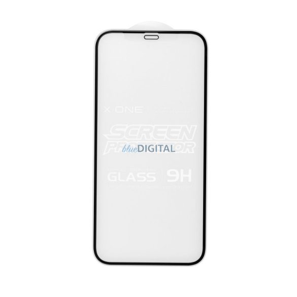 X-One 9H edzett üveg fekete szegéllyel Samsung Galaxy S25