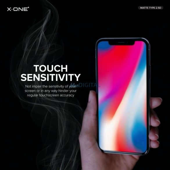 X-One 9H edzett üveg fekete szegéllyel Samsung Galaxy S25