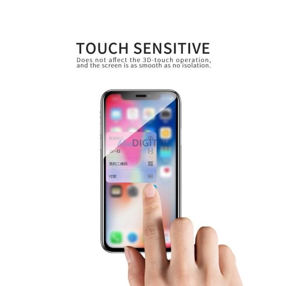 X-One 9H edzett üveg fekete szegéllyel Samsung Galaxy S25