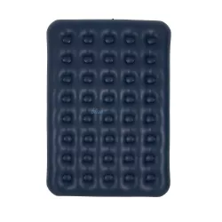   Inflatable dupla travel mattress és velvet finish + inflating pump 67002 kék