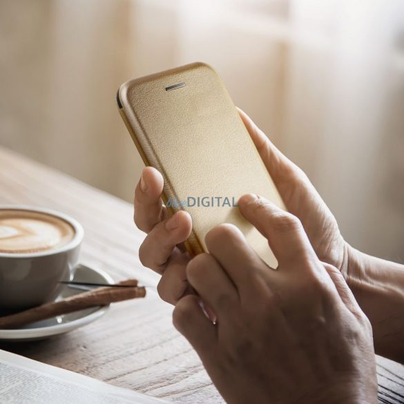 ELEGANCE könyvtok Samsung Galaxy A36 - arany színű