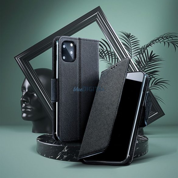FANCY könyvtok Samsung Galaxy A36 - fekete