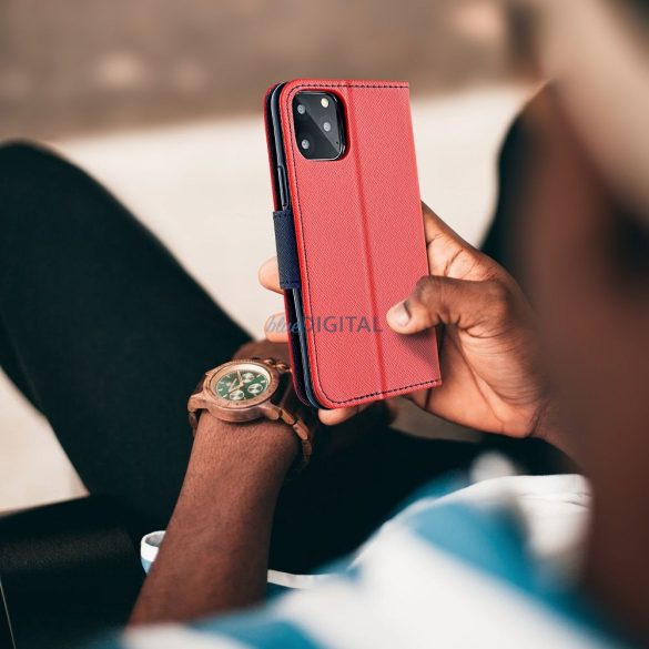 FANCY könyvtok Samsung Galaxy A36 - piros-tengerészkék