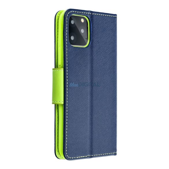 FANCY könyvtok Samsung Galaxy A36 - tengerészkék-limezöld