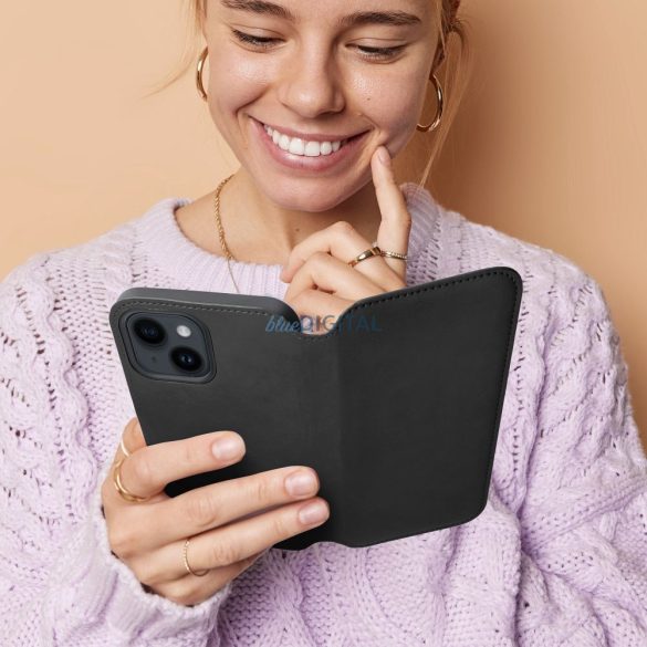 DUAL POCKET könyvtok Samsung Galaxy A36 - fekete