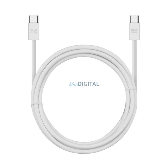 Blue Star Q28 Type-C - Type-C kábel 60W 6A QC4.0 1m - fehér