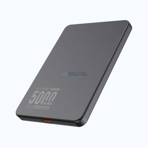 X-One Razor Magcharge Ultraslim indukciós powerbank 5000mAh - szürke