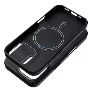 CARBON ELITE MAG COVER MagSafe-kompatibilis tok iPhone 15 - fekete