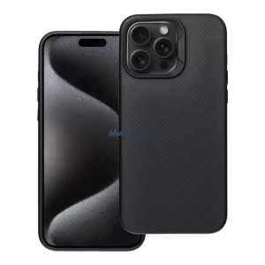 CARBON ELITE MAG COVER MagSafe-kompatibilis tok iPhone 15 Pro Max - fekete