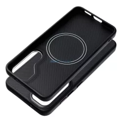   CARBON ELITE MAG COVER MagSafe-kompatibilis tok Samsung Galaxy S25 - fekete