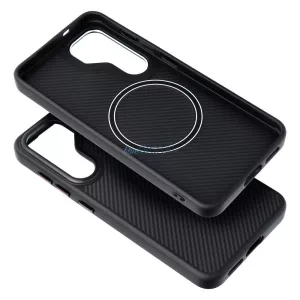 CARBON ELITE MAG COVER MagSafe-kompatibilis tok Samsung Galaxy S25 Ultra - fekete