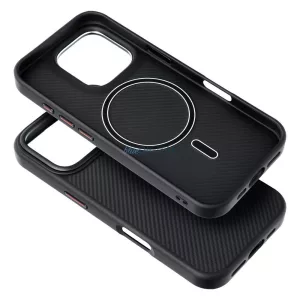CARBON ELITE MAG COVER MagSafe-kompatibilis tok iPhone 14 Pro Max - fekete