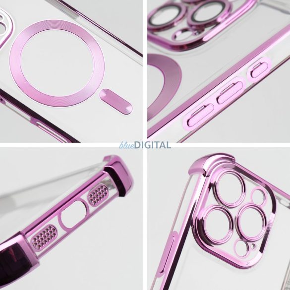 ANTISHOCK ELECTRO MagSafe-kompatibilis tok iPhone 16 - rózsaszín