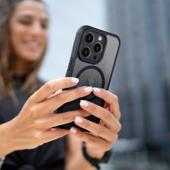 FULL MATTE MAG COVER MagSafe-kompatibilis tok Samsung Galaxy A36 - fekete