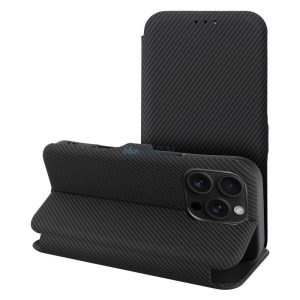 FOLIO SIDE MAGNET kinyitható tok iPhone 16 Pro Max - fekete