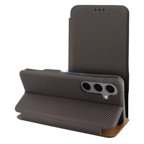 FOLIO SIDE MAGNET kinyitható tok Samsung Galaxy A15 (A155F / A156B) - barna