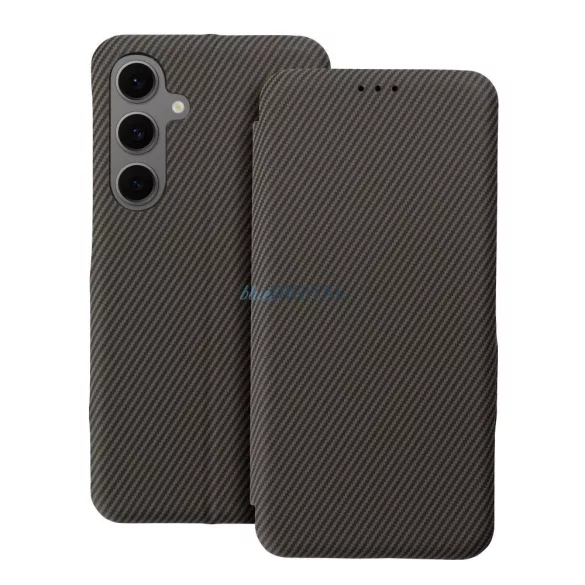 FOLIO SIDE MAGNET kinyitható tok Xiaomi Redmi Note 14 5G - barna