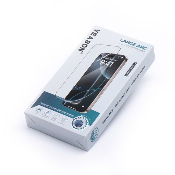 Veason 6D Pro edzett üveg fekete szegéllyel Xiaomi Redmi 13C 4G/5G / Poco C65 - 10 db