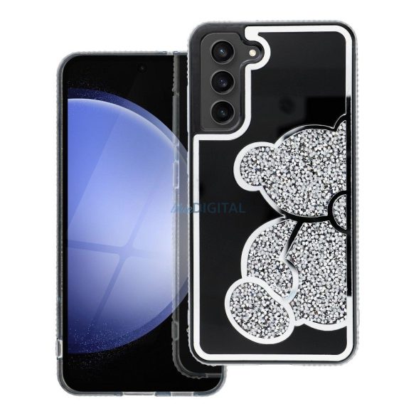 TEDDY BEAR tok Samsung Galaxy A36 - ezüst színű
