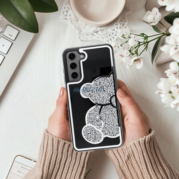 TEDDY BEAR tok Samsung Galaxy A36 - ezüst színű