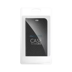 LUNA CARBON könyvtok Samsung Galaxy A36 - fekete