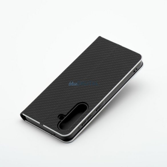 LUNA CARBON könyvtok Samsung Galaxy A36 - fekete