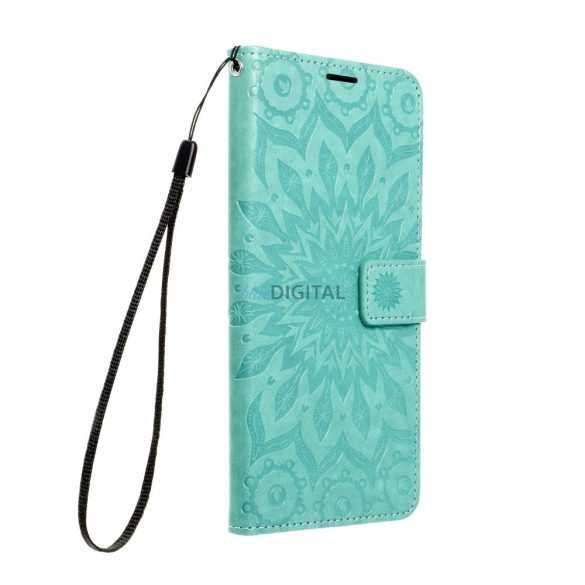 MEZZO könyvtok Samsung Galaxy A36 - zöld "mandala"