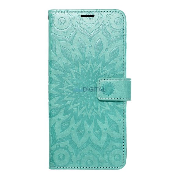 MEZZO könyvtok Samsung Galaxy A36 - zöld "mandala"