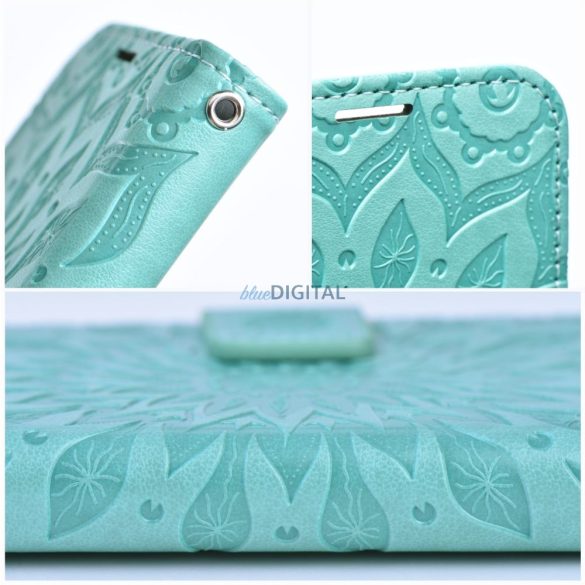 MEZZO könyvtok Samsung Galaxy A36 - zöld "mandala"