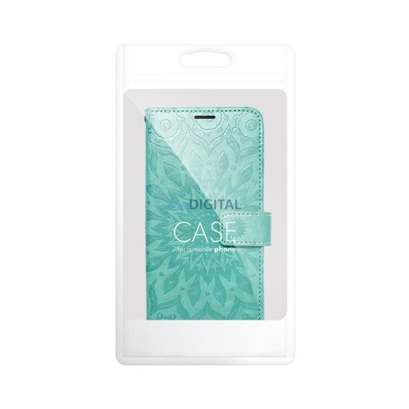 MEZZO könyvtok Samsung Galaxy A36 - zöld "mandala"