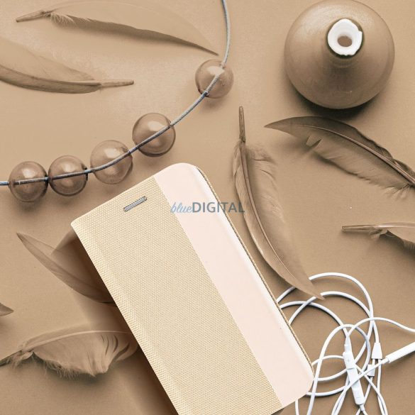 SENSITIVE könyvtok Samsung Galaxy A36 - arany színű