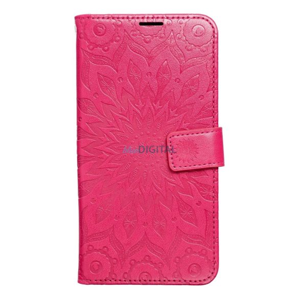 MEZZO könyvtok Samsung Galaxy A36 - élénk rózsaszín "mandala"