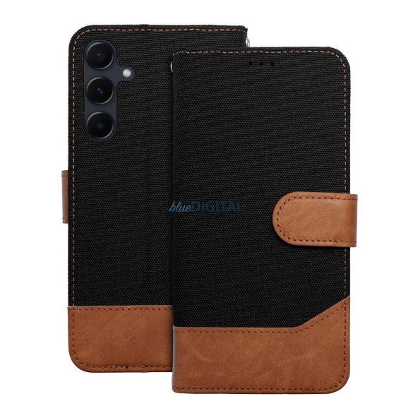 JEANS könyvtok Samsung Galaxy A36 - fekete